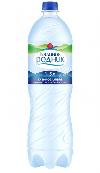 Вода питьевая Калинов Родник газированная 1,5 л оптом 