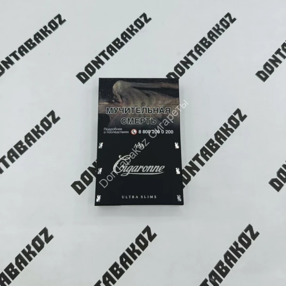 Сигареты Cigaronne Ultra Slims Black nano оптом 