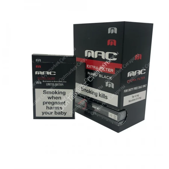 Сигареты MAC Nano Black Extra Filter оптом 