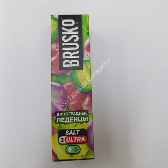 Жидкость BRUSKO SALT 50мг Виноградные Леденцы 35мл  Оптом 