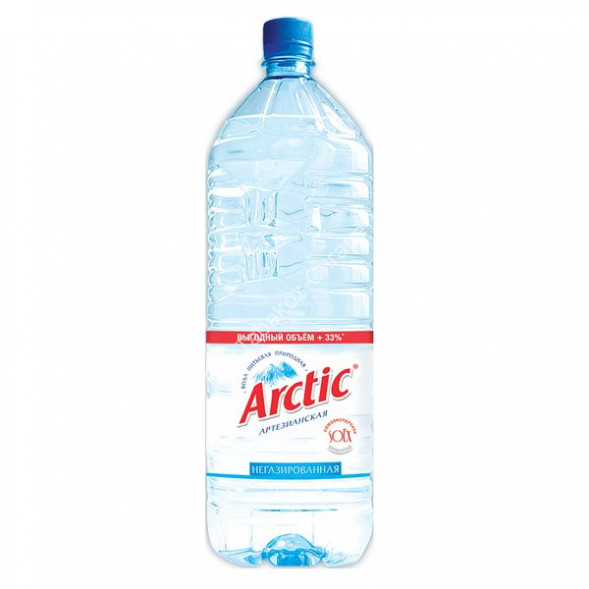 Вода питьевая негазированная Arctic 2 л оптом 