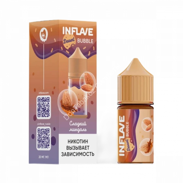 Жидкость для вейпа INFLAVE Сладкий миндаль 30 мл оптом       