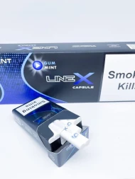  Сигареты Line X QS (компакт) с кнопкой Gum- mint оптом