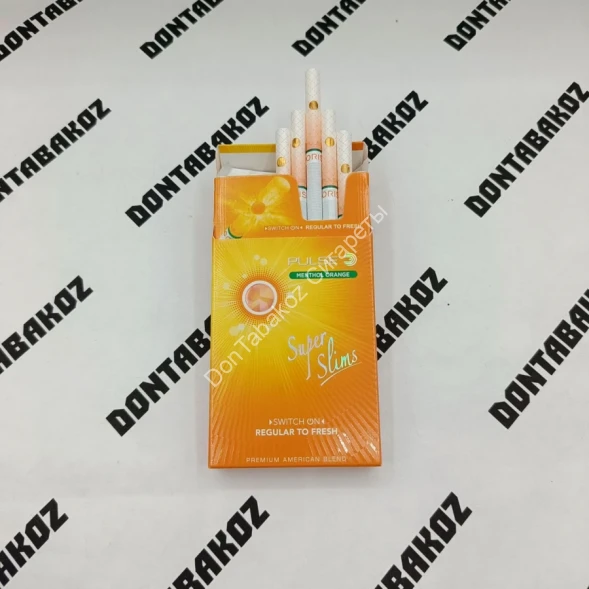 Сигареты Oris (Орис) Pulse Menthol Orange Super Slims Тамань Оптом 