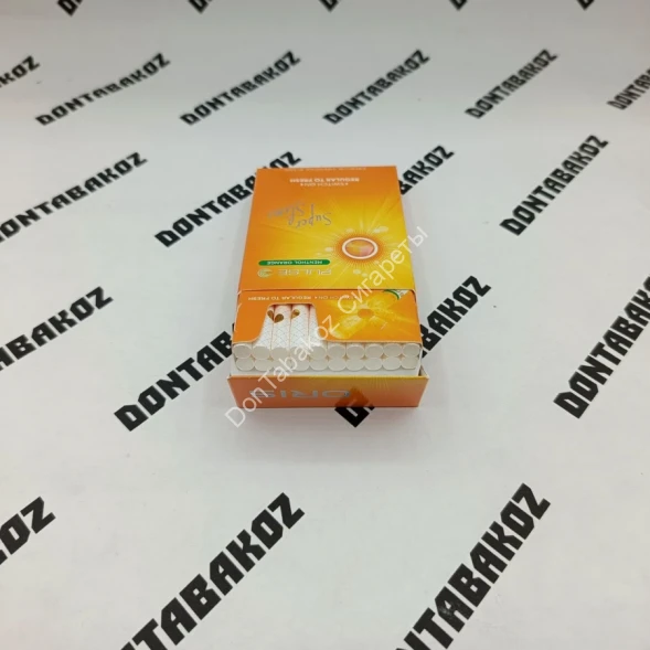 Сигареты Oris (Орис) Pulse Menthol Orange Super Slims Тамань Оптом 
