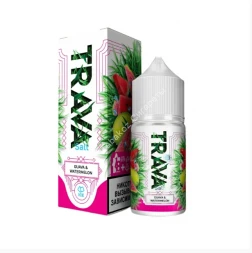 Жидкость для вейпа TRAVA STRONG Арбуз-гуава 30 мл оптом