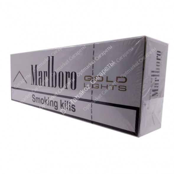 Сигареты Мальборо (Marlboro) Gold Lights duty free оптом 