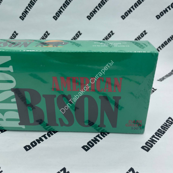 Сигареты American Bison Dark Green 100s Микс 