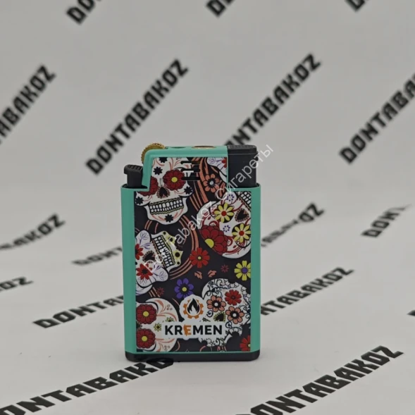 Зажигалка 2 в 1 Турбо и кремень МИКС 