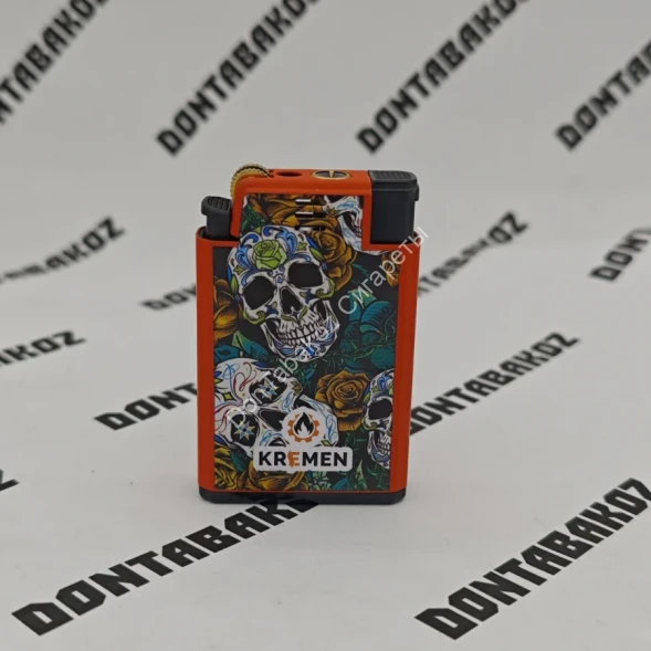 Зажигалка 2 в 1 Турбо и кремень МИКС 