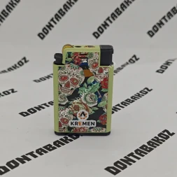 Зажигалка 2 в 1 Турбо и кремень МИКС