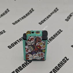 Зажигалка 2 в 1 Турбо и кремень МИКС