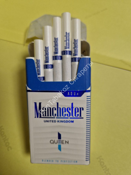 Сигареты Manchester (Манчестер) Queen Aqua (компакт) оптом 