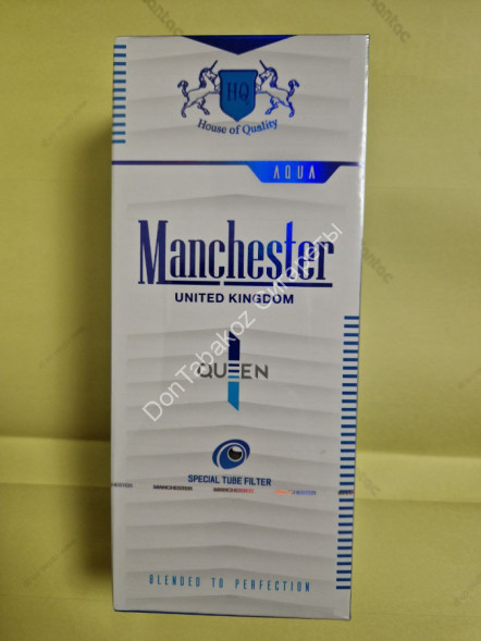 Сигареты Manchester (Манчестер) Queen Aqua (компакт) оптом 
