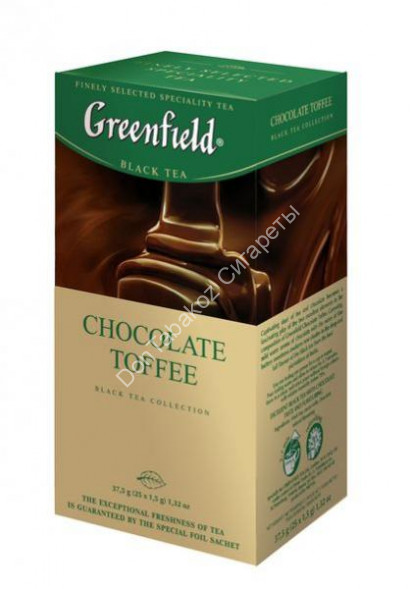 Черный чай Greenfield Chocolate Toffee 25 пак оптом 