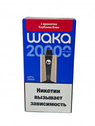 Электронная сигарета Waka SoPro 20000 Клубника киви 20мг Hard (ОРИГИНАЛ) ОПТОМ 