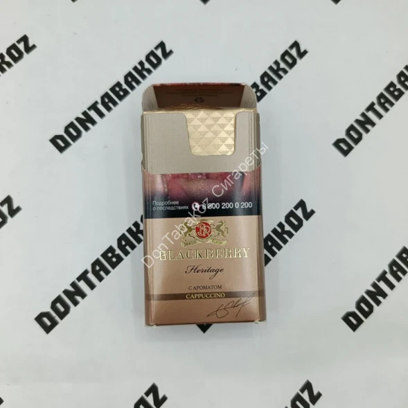 Сигариллы с фильтром Blackberry Heritage Cappuccino (Блэкберри Капучино) микс 