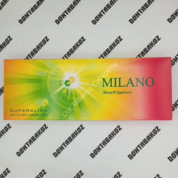 Сигареты Милано (Milano) Mango Applemint Super Slims Оптом 