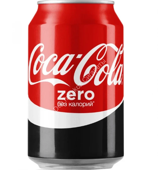 Газированный напиток Coca-Cola Zero 0,33 л оптом 