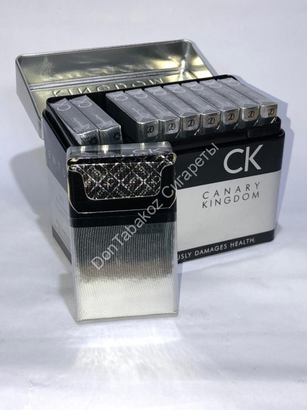 Сигареты Canary Kingdom Silver в шкатулке оптом 