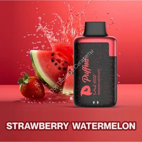Электронная сигарета Puffmi DuMesh 10000 Клубника, Арбуз оптом 