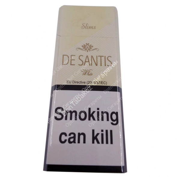 Сигареты DE SANTIS White Slims оптом 