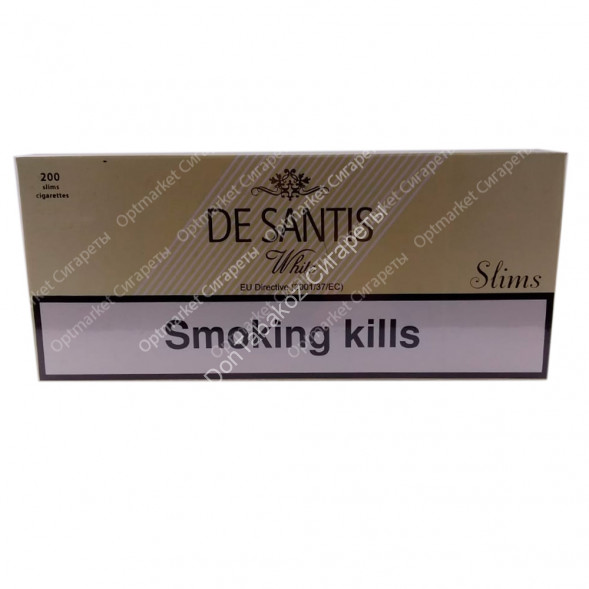 Сигареты DE SANTIS White Slims оптом 
