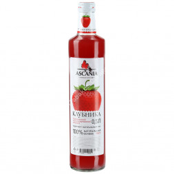 Газированный напиток Ascania Клубника с мякотью 0,5 л оптом