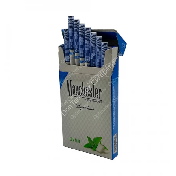 Сигареты Manchester (Манчестер) Gum Mint Superslims МИКС 