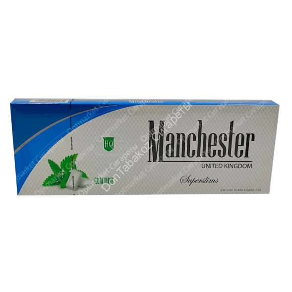 Сигареты Manchester (Манчестер) Gum Mint Superslims МИКС 