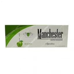 Сигареты Manchester (Манчестер) Green Apple Superslims оптом