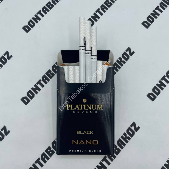 Сигареты Платинум Севен (Platinum Seven) Black Nano Микс 