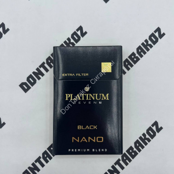Сигареты Платинум Севен (Platinum Seven) Black Nano Микс 