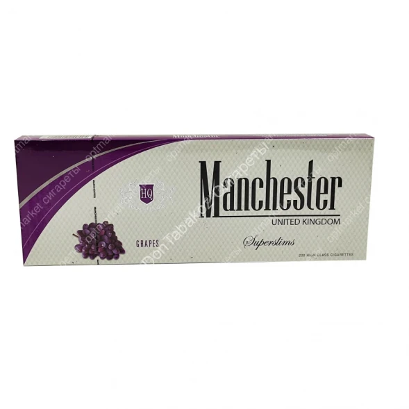 Сигареты Manchester (Манчестер) Grapes Superslims оптом 