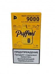 Электронная сигарета Puffmi Dura 9000 Манго апельсин арбуз 20мг ОПТОМ