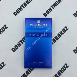 Сигареты Платинум Севен (Platinum Seven) Denim Blue SuperSlim Оптом