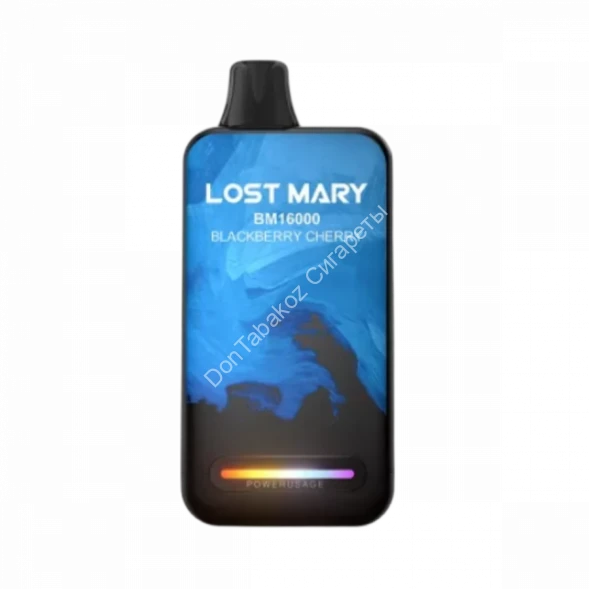 Электронная сигарета  Lost mary  BM 16000 Ежевика вишня  20мг (2%) оптом    