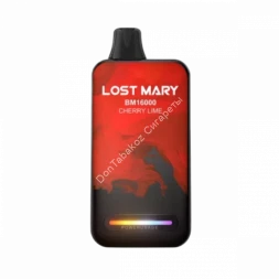 Электронная сигарета  Lost mary  BM 16000 Вишня-Лайм  20мг (2%) оптом  