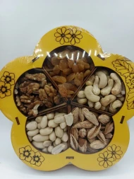 Подарочный набор орехов № 9 в деревянной упаковке (200-250)г оптом