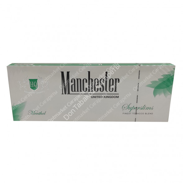 Сигареты Manchester (Манчестер) Menthol Superslims оптом 