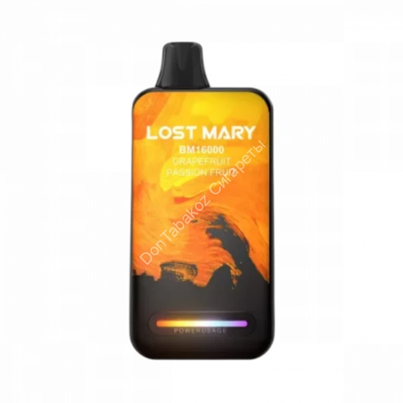 Электронная сигарета  Lost mary  BM 16000 Грейпфрут-Маракуйя  20мг (2%) оптом     