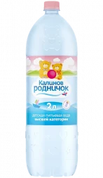 Вода детская питьевая Калинов Родничок негазированная 2 л оптом