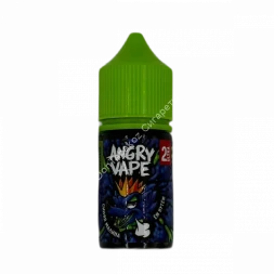 Жидкость для вейпа Angry Vape Синяя Малина 30 мл. оптом         