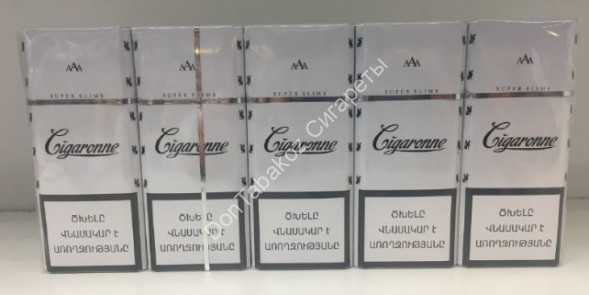 Сигареты Sigarone White Super Slims оптом 
