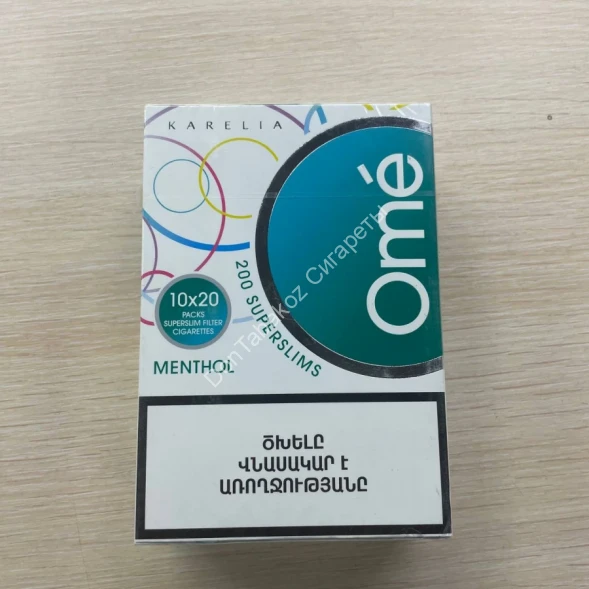 Сигареты Ome Mentol Superslims 100mm KARELIA Микс 