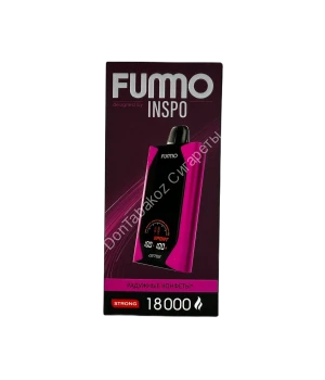 Электронная сигарета Fumo Inspo 18000 затяжек Радужный Конфеты оптом 