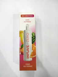 Электронная сигарета INFLAVE ZERO Секс На Пляже 2200 затяжек (без никотина) Оптом 
