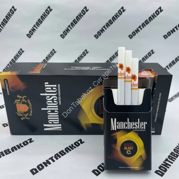 Сигареты Manchester (Манчестер) Russet Blast Оптом 